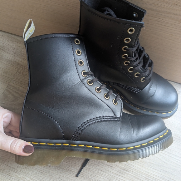 Dr. Martens Vegan 14045 Lace Up Boots - Picture 1 of 4
